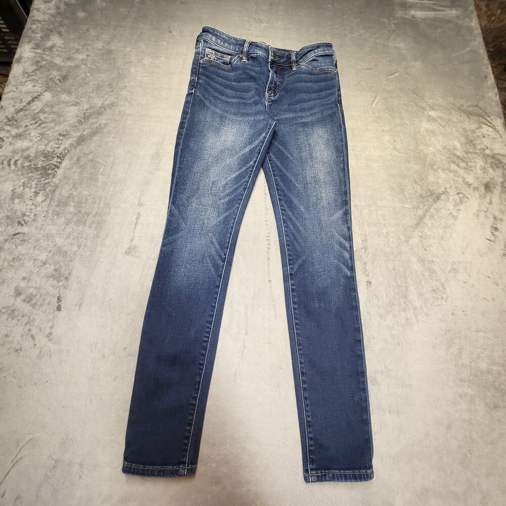Armani Exchange Skinny Jeans Womens 28 Blue Medium Wash Super Skinny